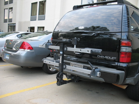 Thule T2 In Up Postion Thule T2 In Up Postion