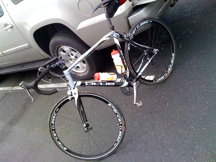 Blue Competition Cycles Nx7 with Shimano Dura Ace Components end