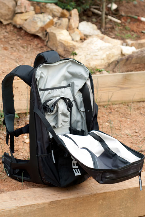 Ergon BC3 Cycling Pack Open ergon bc3 open