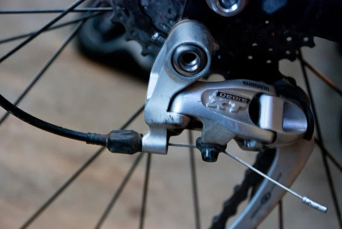 Shimano XT rear derailleur barrel adjuster