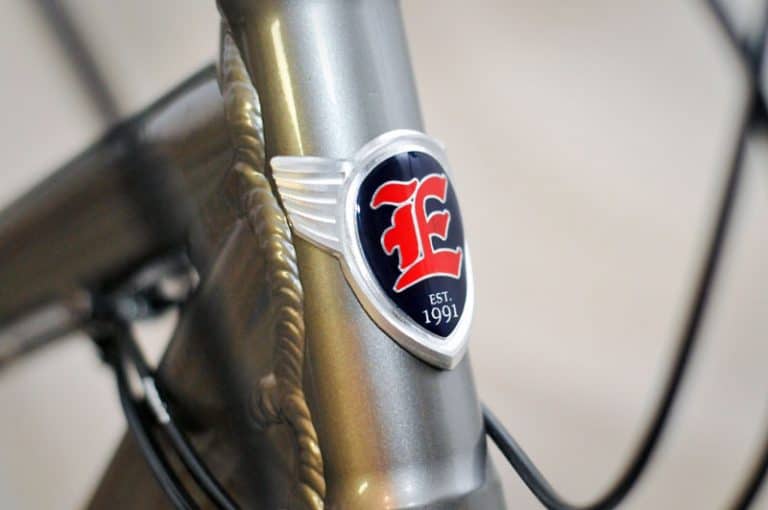 First Look: Ellsworth Glimpse - Affordable 5.5" from Ellsworth Bikes 2 Ellsworth Glimpse Headtube Badge