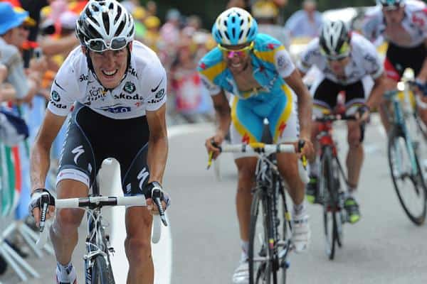 Andy Schleck and Alberto Contador Andy Schleck and Alberto Contador