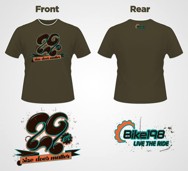 29er T-Shirt – Size Does Matter 29er T-Shirt - Size Does Matter
