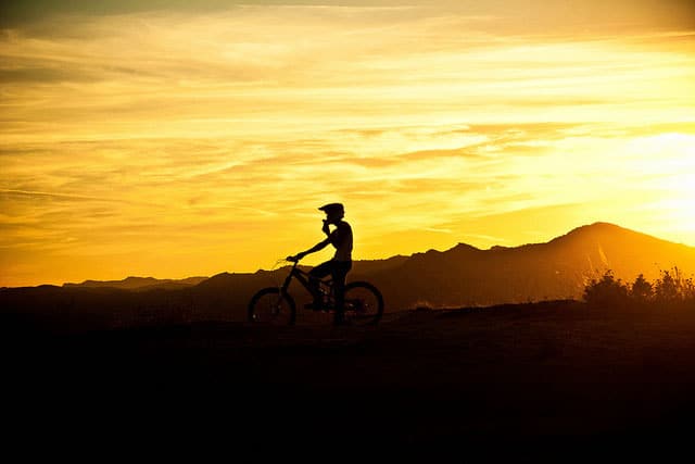 Sunset Mountain Biking