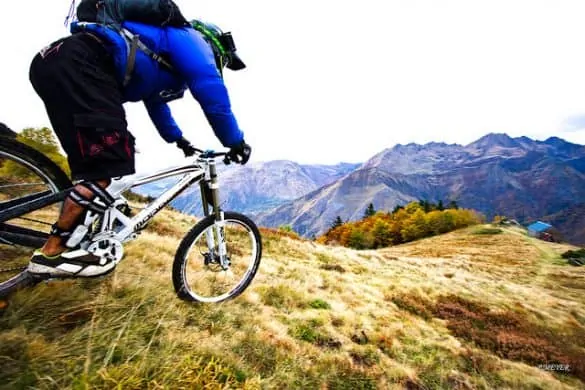 Mountain biking scenery