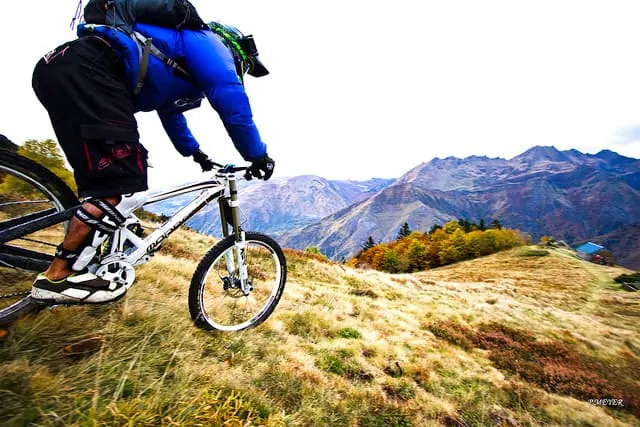Mountain biking scenery