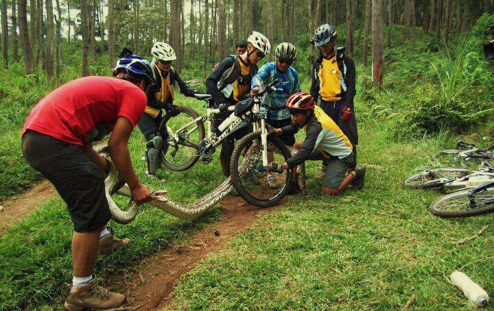 Mountain Biking Snake