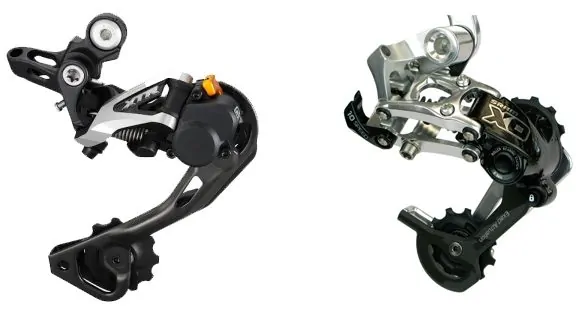 SRAM Type 2 and Shimano Shadow Plus