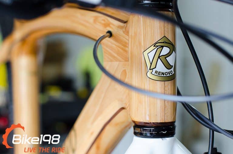First Look: Renovo Badash 29er - Hard Wood Mountain Bike Frame 2 Renovo Badash 29er Head Tube