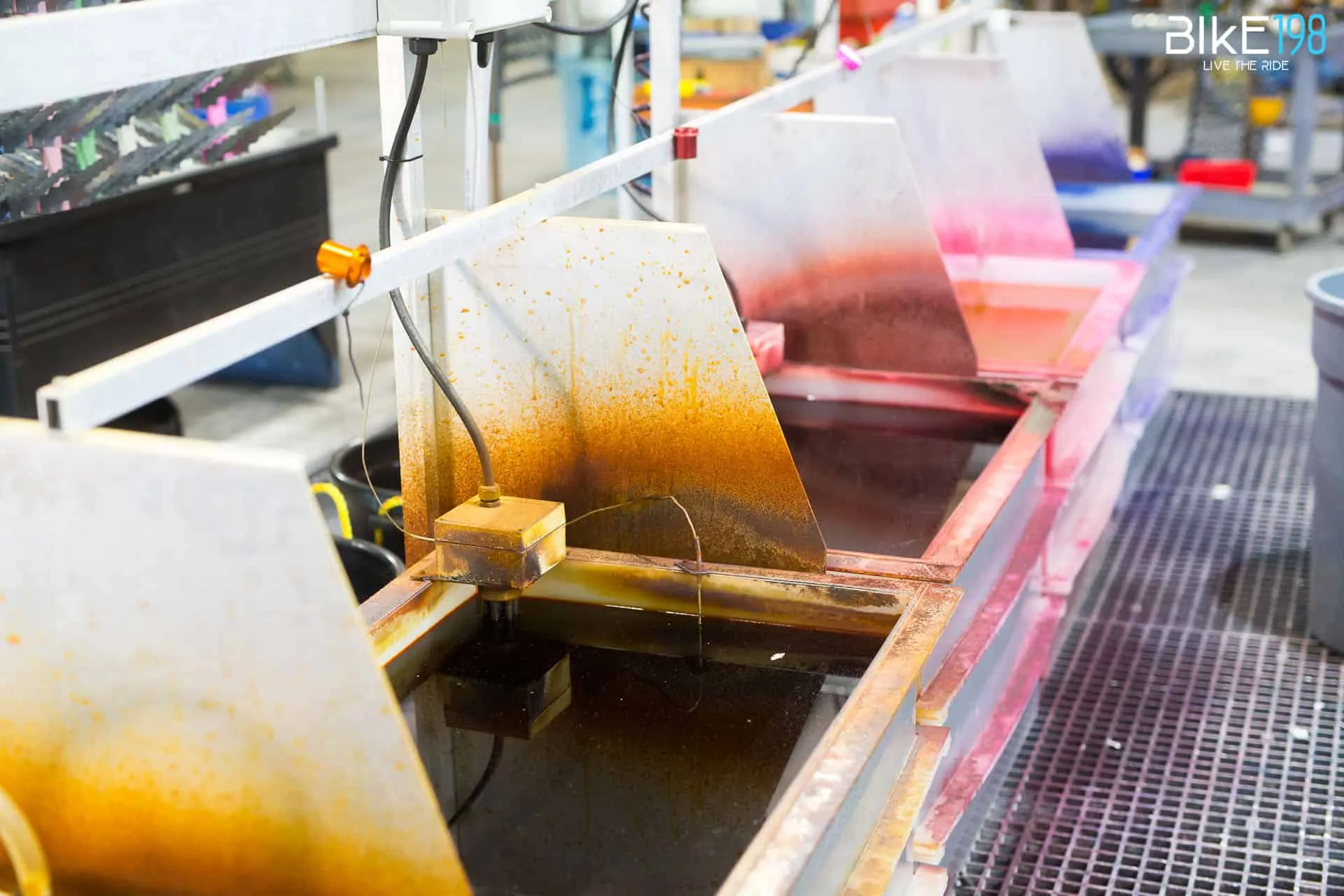 Inside Industry Nine - How they make mountain bike wheels 19 Industry Nine Anodizing