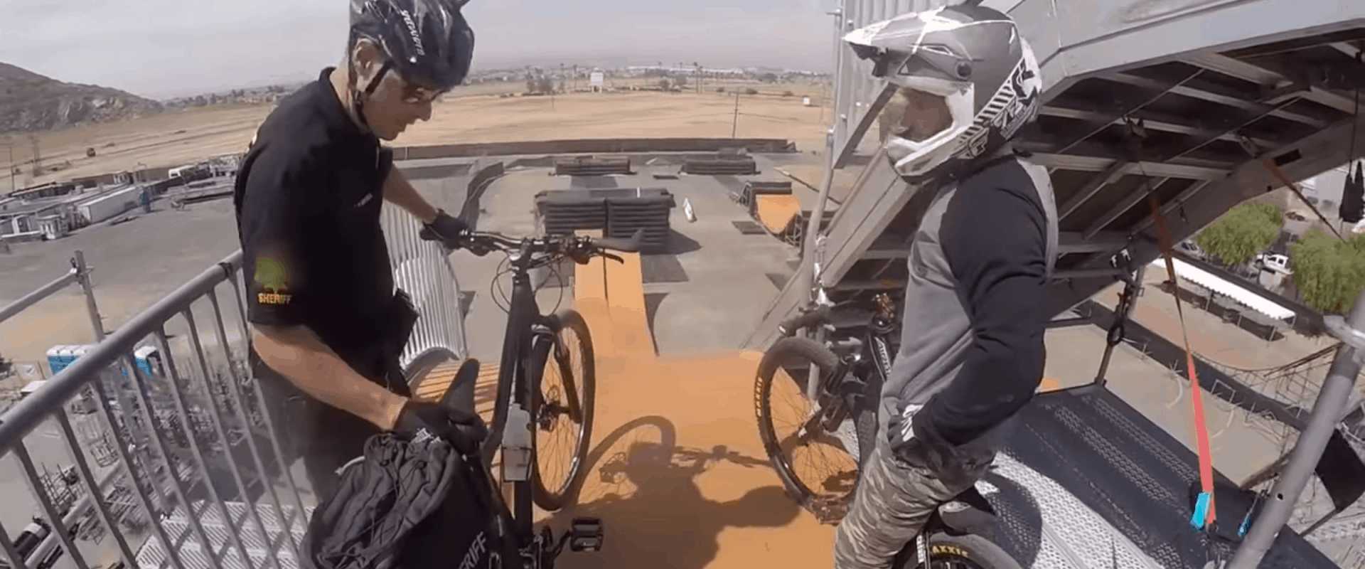 Bike Cop Mega Ramp