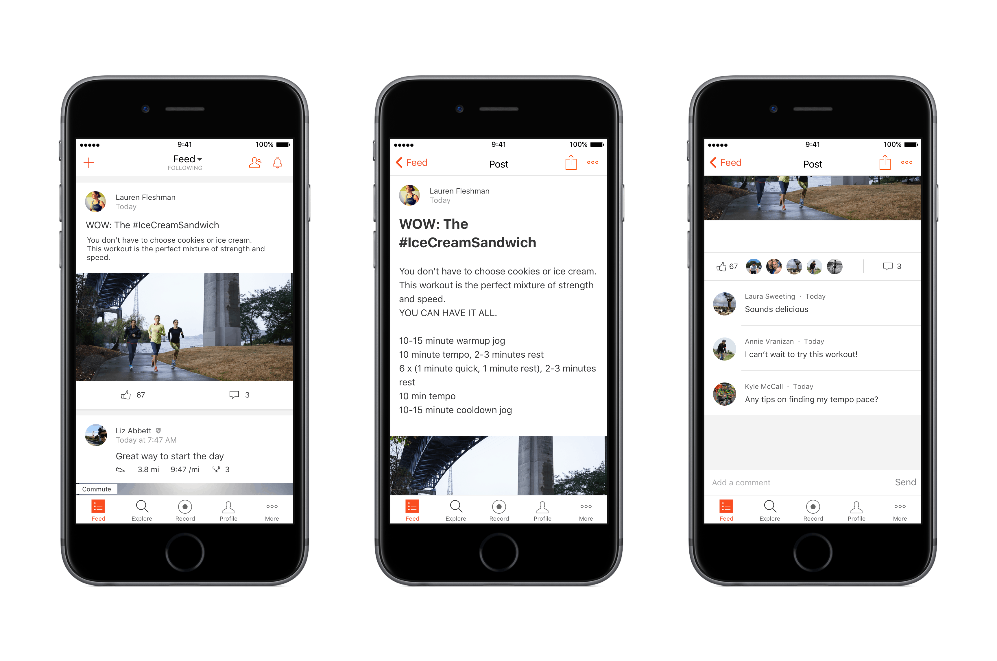 Strava Athlete Posts