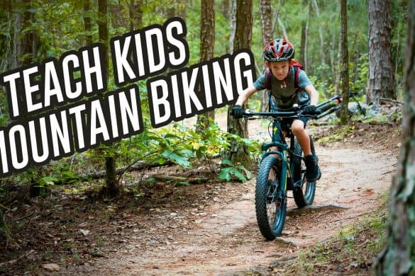 riding a rigid mountain bike