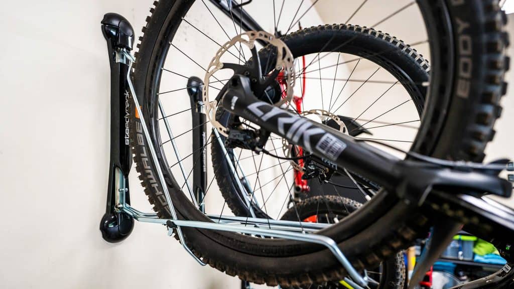 Steadyrack Review and Installation - Vertical Bike Storage 7 Trek Rail E-Bike Mountain Bike Wall Mounted