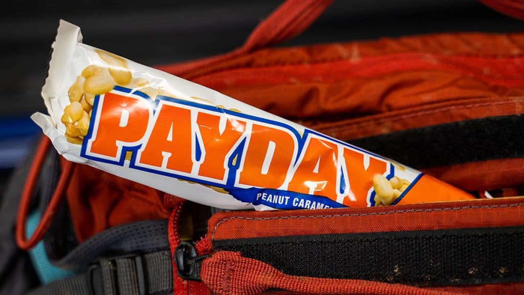 7 Nutrition and Hydration Hacks for Mountain Bikers 2 PAYDAY Candy Bar for Mountain Bikers