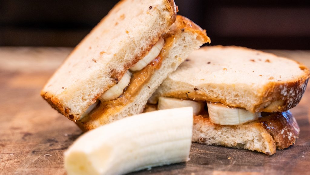 Peanut Butter and Honey Sandwich for Mountain Bikers