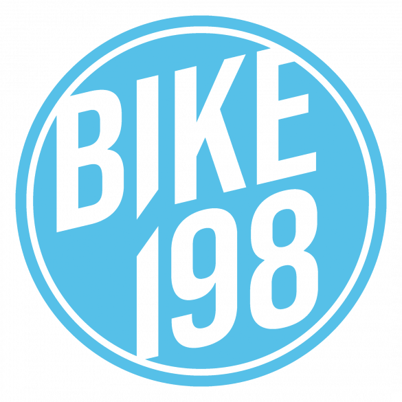 Bike198 logo blue