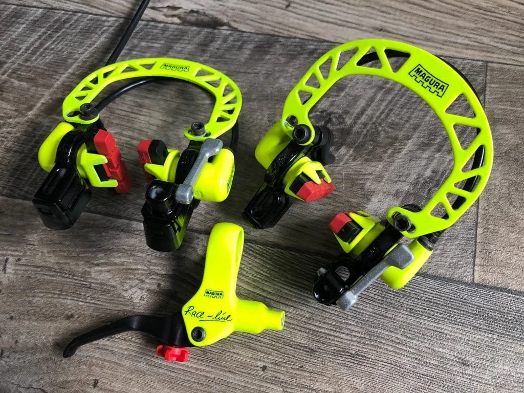 In for Review - Magura MT7 Pro Disk Brakes in Raceline Yellow 10 Magura HS33 Hydraulic Rim Brakes for Mountain Bikes