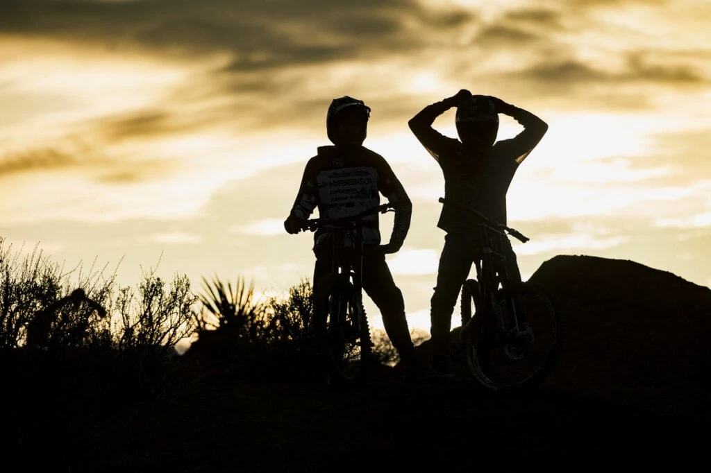 Ethan Nell & Tom Van Steenbergen Running Tandems in MESA 2 6 Mesa 2 Monster Energy Freeride Mountain Biking Utah