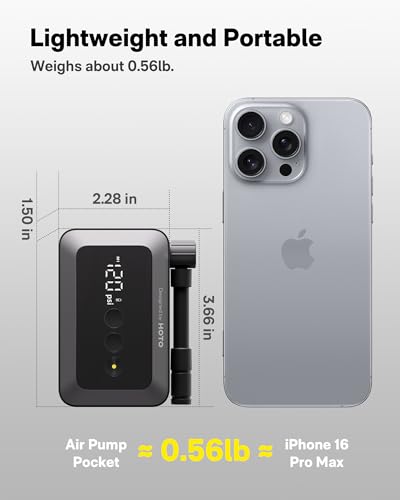 HOTO Mini Bike Tire Pump Review: Fast, Portable, and Powerful Inflation