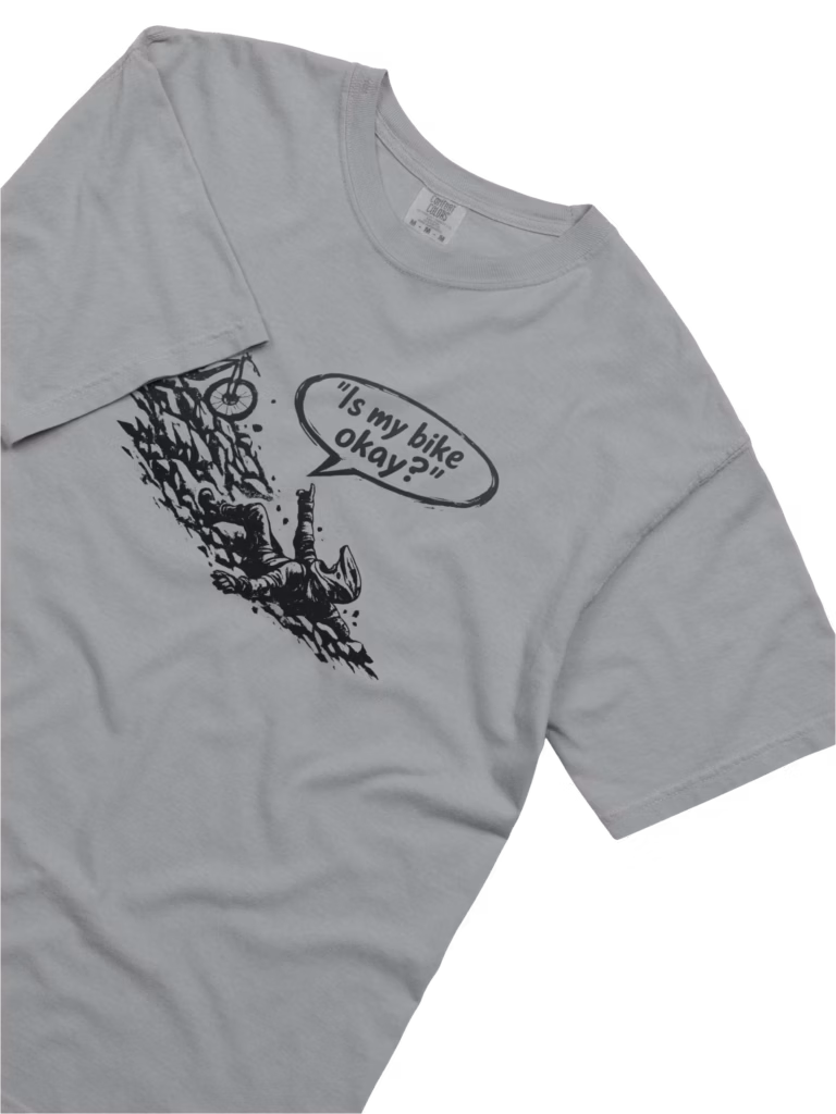 mountain biking t-shirt