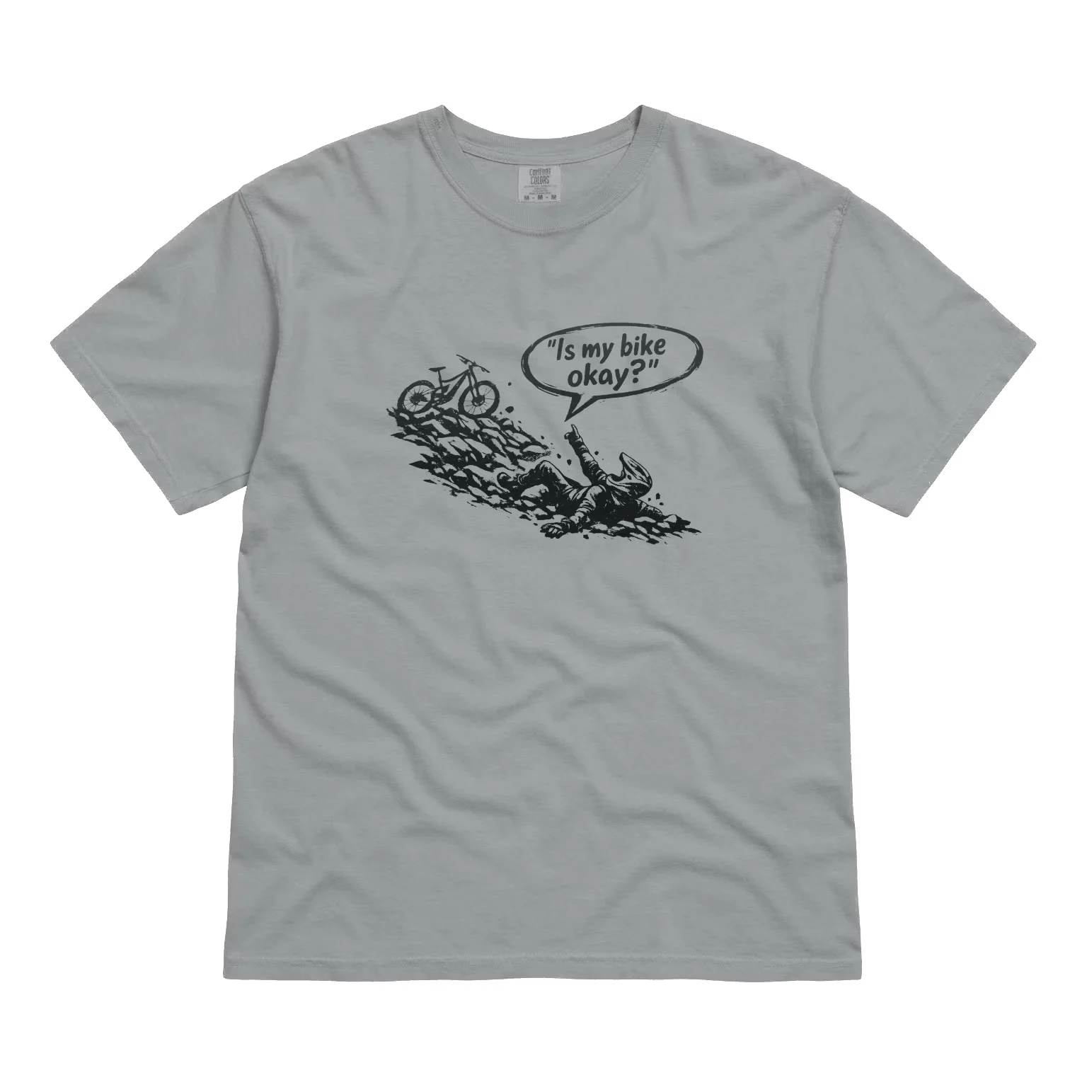 is my bike ok? mountain biking t-shirt