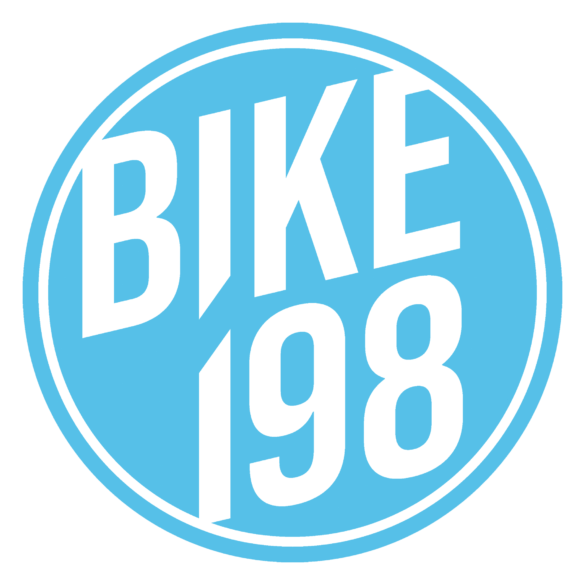 Bike198 logo blue